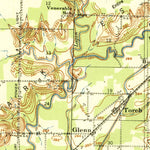 United States Geological Survey Naylor, MO (1935, 62500-Scale) digital map