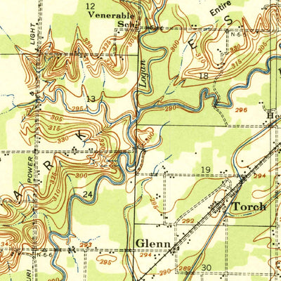 United States Geological Survey Naylor, MO (1935, 62500-Scale) digital map
