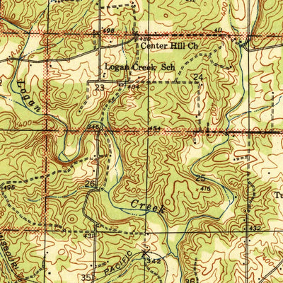 United States Geological Survey Naylor, MO (1944, 62500-Scale) digital map