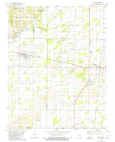 United States Geological Survey Naylor, MO (1979, 24000-Scale) digital map