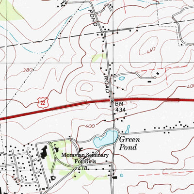 United States Geological Survey Nazareth, PA (1999, 24000-Scale) digital map