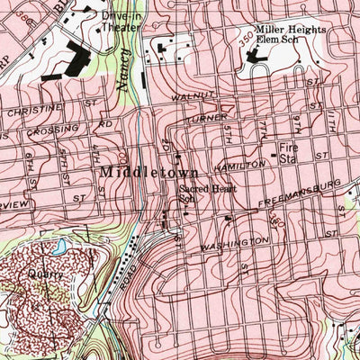 United States Geological Survey Nazareth, PA (1999, 24000-Scale) digital map