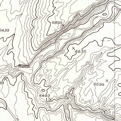United States Geological Survey Nazlini, AZ (1955, 24000-Scale) digital map