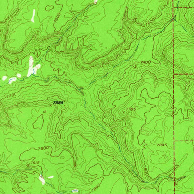 United States Geological Survey Nazlini, AZ (1955, 62500-Scale) digital map