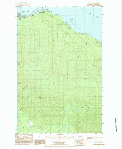 United States Geological Survey Neah Bay, WA (1984, 24000-Scale) digital map