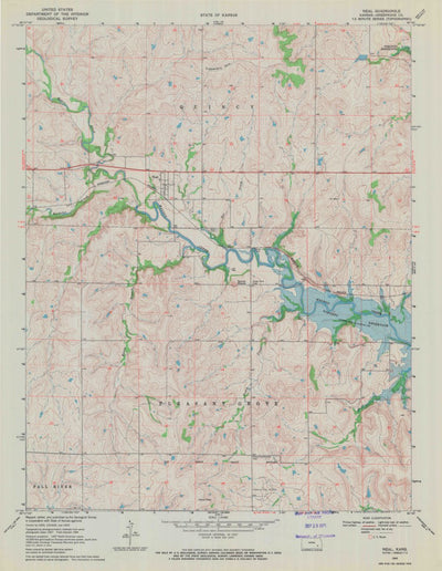 United States Geological Survey Neal, KS (1969, 24000-Scale) digital map