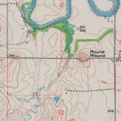 United States Geological Survey Neal, KS (1969, 24000-Scale) digital map