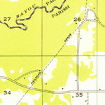 United States Geological Survey Neale, LA (1954, 31680-Scale) digital map