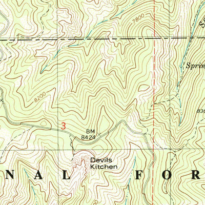 United States Geological Survey Nebo Basin, UT (1979, 24000-Scale) digital map