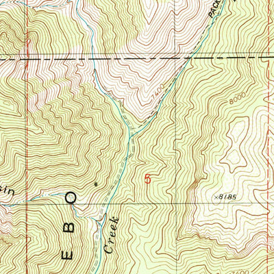 United States Geological Survey Nebo Basin, UT (1979, 24000-Scale) digital map