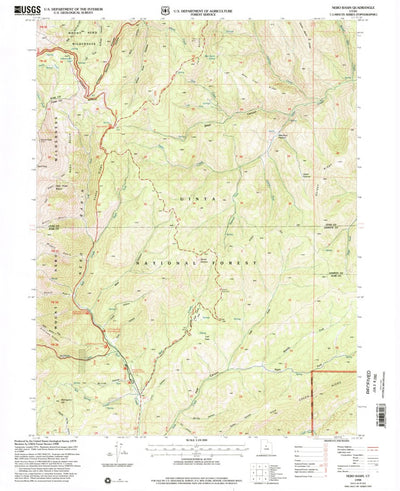 United States Geological Survey Nebo Basin, UT (1998, 24000-Scale) digital map