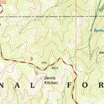 United States Geological Survey Nebo Basin, UT (1998, 24000-Scale) digital map