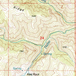 United States Geological Survey Nebo Basin, UT (1998, 24000-Scale) digital map