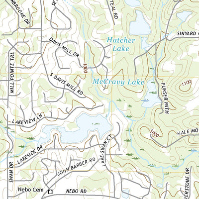 United States Geological Survey Nebo, GA (2020, 24000-Scale) digital map