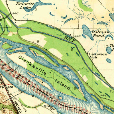 United States Geological Survey Nebo, IL-MO (1942, 62500-Scale) digital map