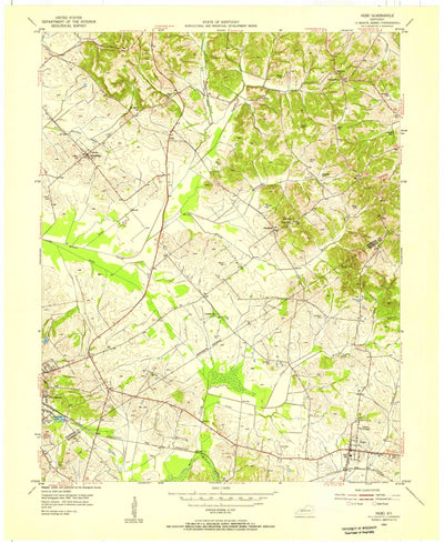 United States Geological Survey Nebo, KY (1954, 24000-Scale) digital map