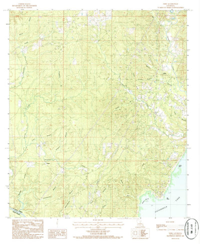 United States Geological Survey Nebo, LA (1985, 24000-Scale) digital map