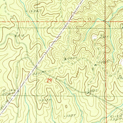 United States Geological Survey Nebo, LA (1985, 24000-Scale) digital map