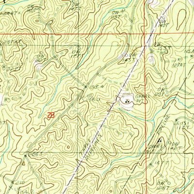 United States Geological Survey Nebo, LA (1985, 24000-Scale) digital map