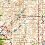 United States Geological Survey Nebraska City, NE-MO-IA-KS (1958, 250000-Scale) digital map