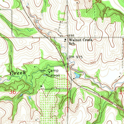 United States Geological Survey Nebraska City NW, NE-IA (1966, 24000-Scale) digital map