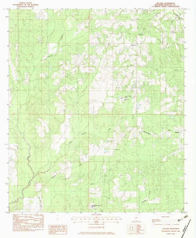 United States Geological Survey Necaise, MS (1982, 24000-Scale) digital map