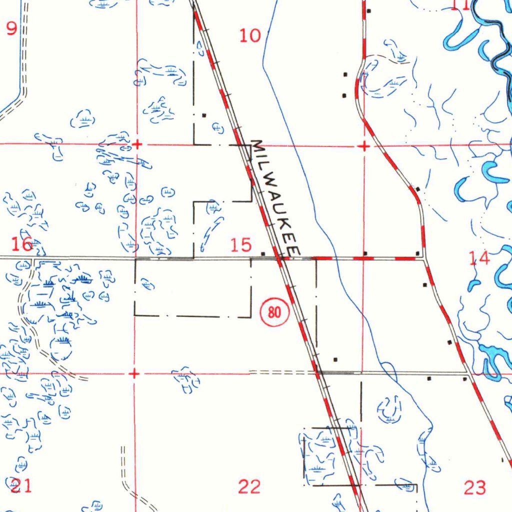 Necedah, WI (1958, 48000Scale) Map by United States Geological Survey