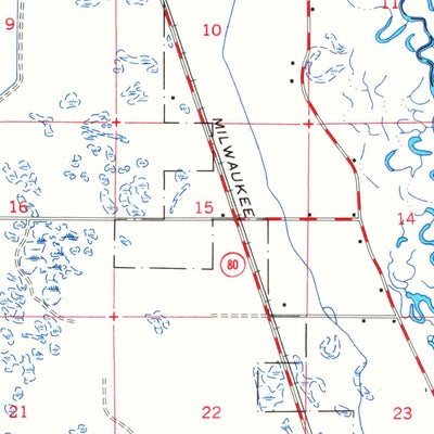 United States Geological Survey Necedah, WI (1958, 48000-Scale) digital map