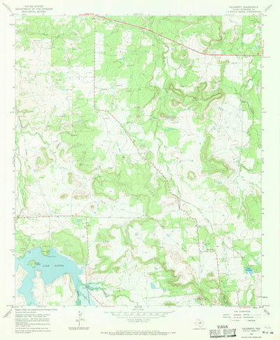 United States Geological Survey Necessity, TX (1967, 24000-Scale) digital map