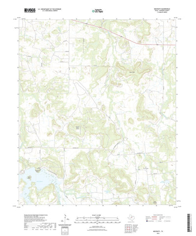 United States Geological Survey Necessity, TX (2022, 24000-Scale) digital map