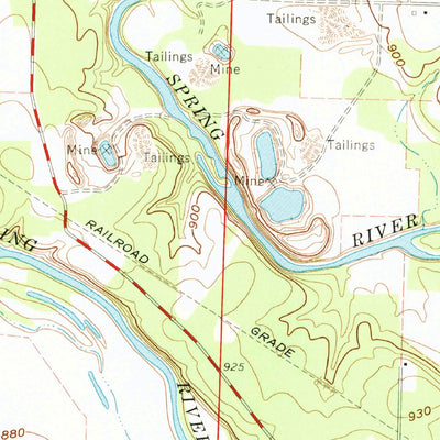 United States Geological Survey Neck City, MO (1962, 24000-Scale) digital map