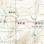 United States Geological Survey Ned Houk Park, NM (1985, 24000-Scale) digital map