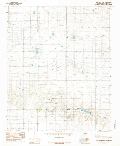 United States Geological Survey Ned Houk Park, NM (1985, 24000-Scale) digital map