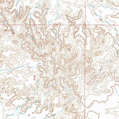 United States Geological Survey Needle Butte, MT (1965, 24000-Scale) digital map