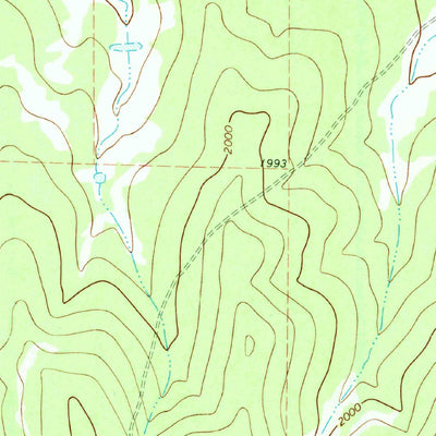 United States Geological Survey Needle Creek, TX (1970, 24000-Scale) digital map