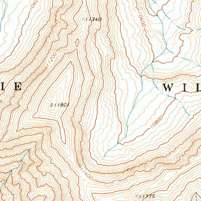 United States Geological Survey Needle Mountain, WY (1970, 24000-Scale) digital map
