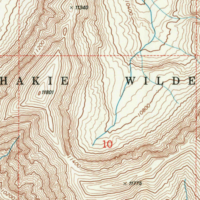 United States Geological Survey Needle Mountain, WY (1991, 24000-Scale) digital map