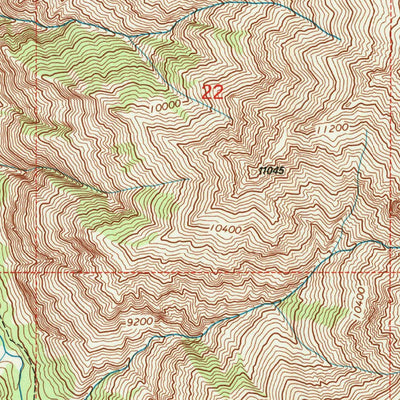 United States Geological Survey Needle Mountain, WY (1991, 24000-Scale) digital map
