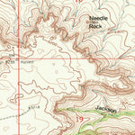 United States Geological Survey Needle Rock, WY (1960, 24000-Scale) digital map