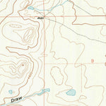 United States Geological Survey Needle Rock, WY (1990, 24000-Scale) digital map