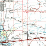 United States Geological Survey Needles, CA-AZ (1985, 100000-Scale) digital map