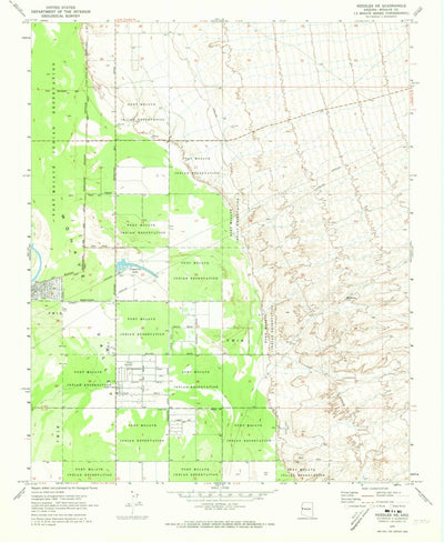 United States Geological Survey Needles NE, AZ (1970, 24000-Scale) digital map