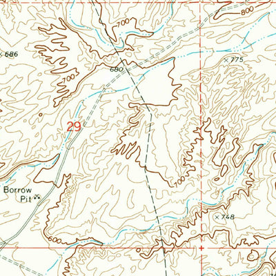 United States Geological Survey Needles NE, AZ (1970, 24000-Scale) digital map