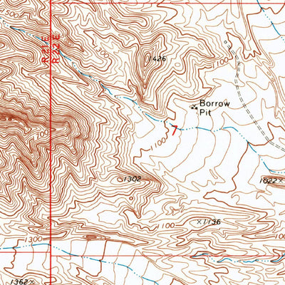 United States Geological Survey Needles NW, CA-AZ (1970, 24000-Scale) digital map