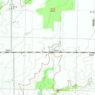 United States Geological Survey Needmore, MI (1980, 24000-Scale) digital map