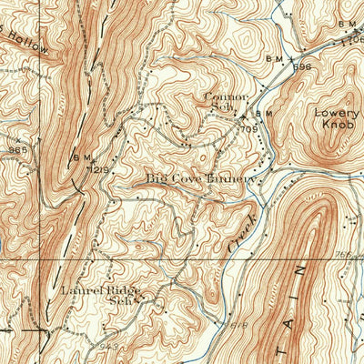United States Geological Survey Needmore, PA (1935, 62500-Scale) digital map