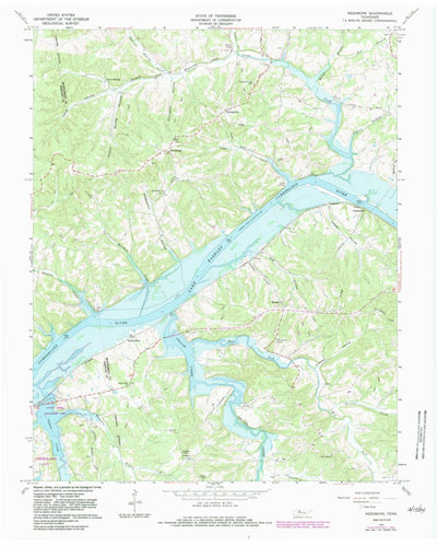 United States Geological Survey Needmore, TN (1965, 24000-Scale) digital map
