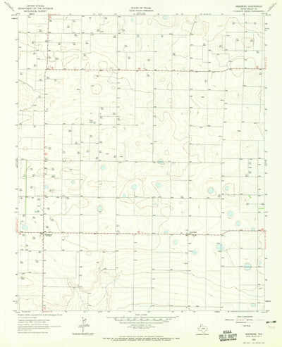 United States Geological Survey Needmore, TX (1962, 24000-Scale) digital map