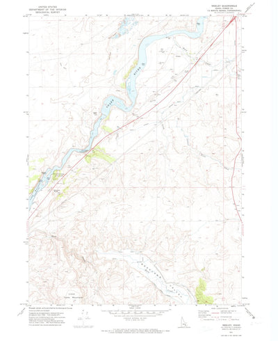 United States Geological Survey Neeley, ID (1971, 24000-Scale) digital map