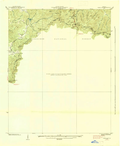 United States Geological Survey Neels Gap, GA (1938, 24000-Scale) digital map
